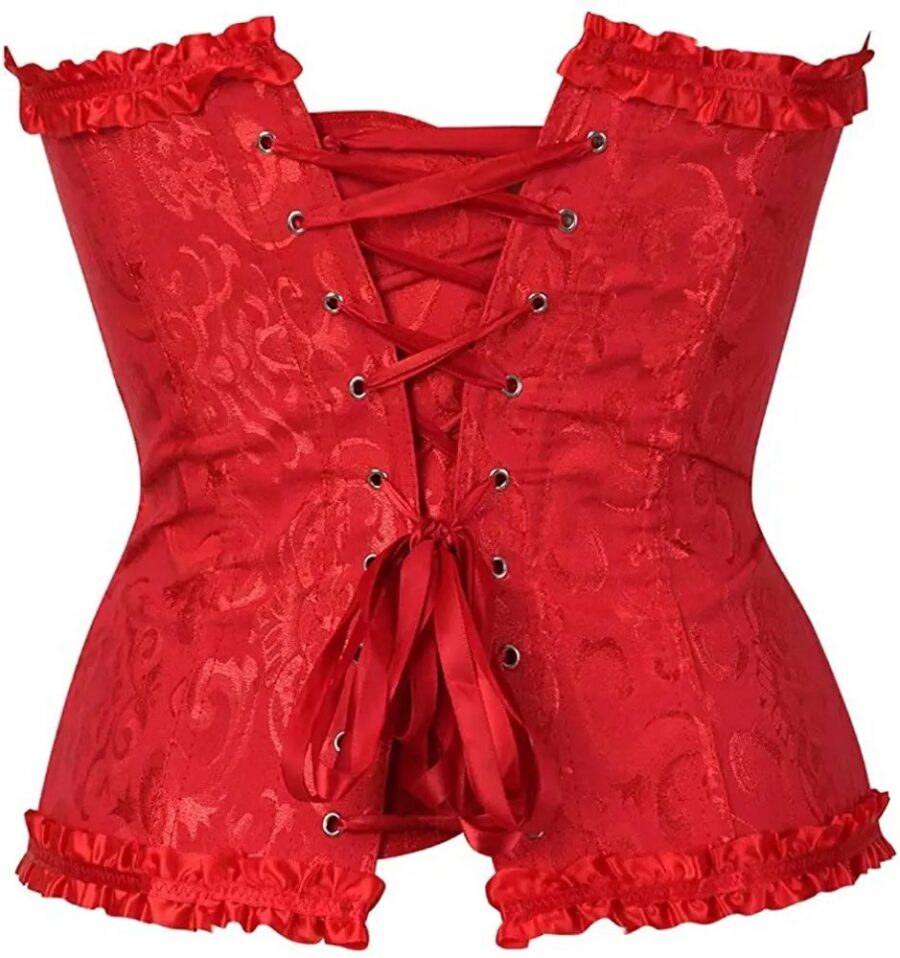 Sexy Corset Bustier Rojo - Imagen 2